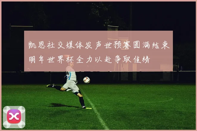 凯恩社交媒体发声世预赛圆满结束明年世界杯全力以赴争取佳绩